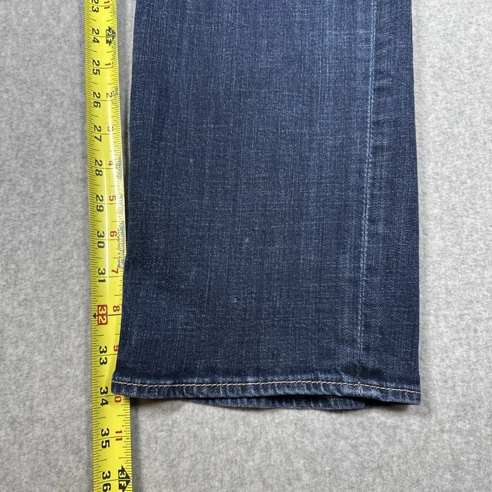 BKE Nolan Straight Leg Men's 36x34 Jeans Stretch Dark Wash Whiskered Fade